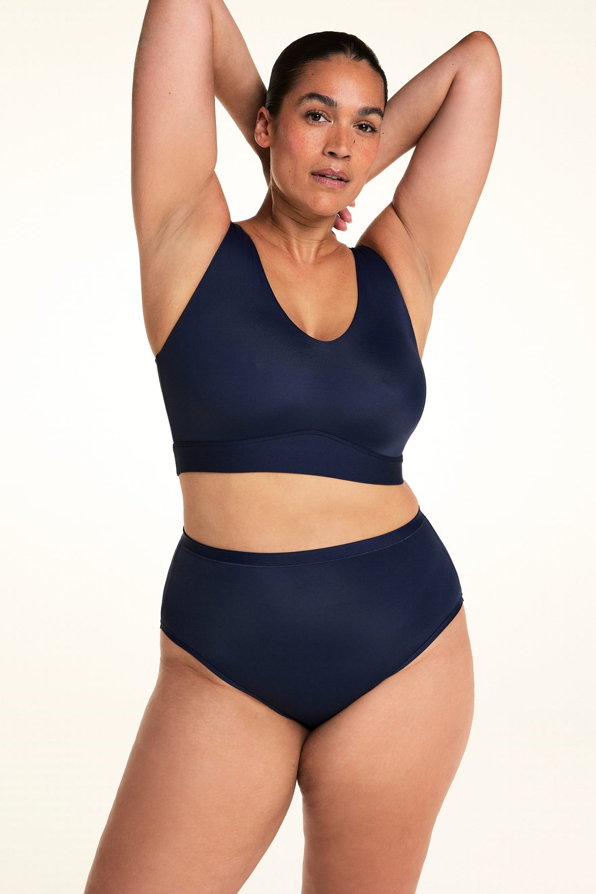 Bliss Highwaist Brief - Navy