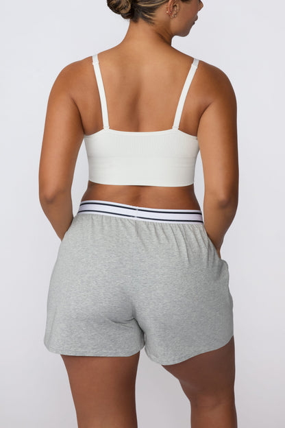 Cloud Cotton Shorts - Heather Grey