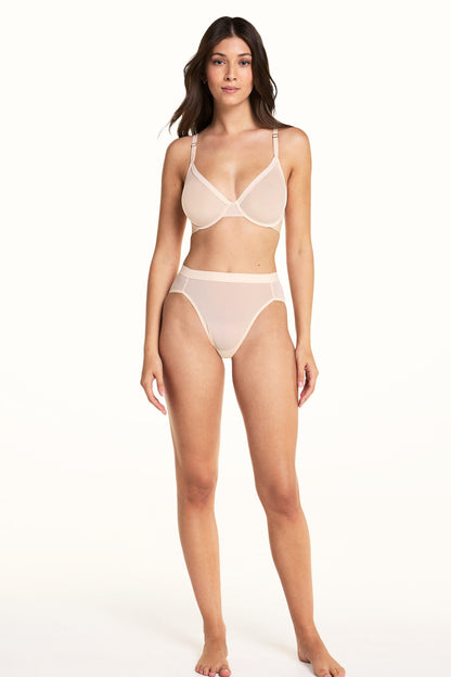 ComfortMesh™ Highwaist Brief - Pearl