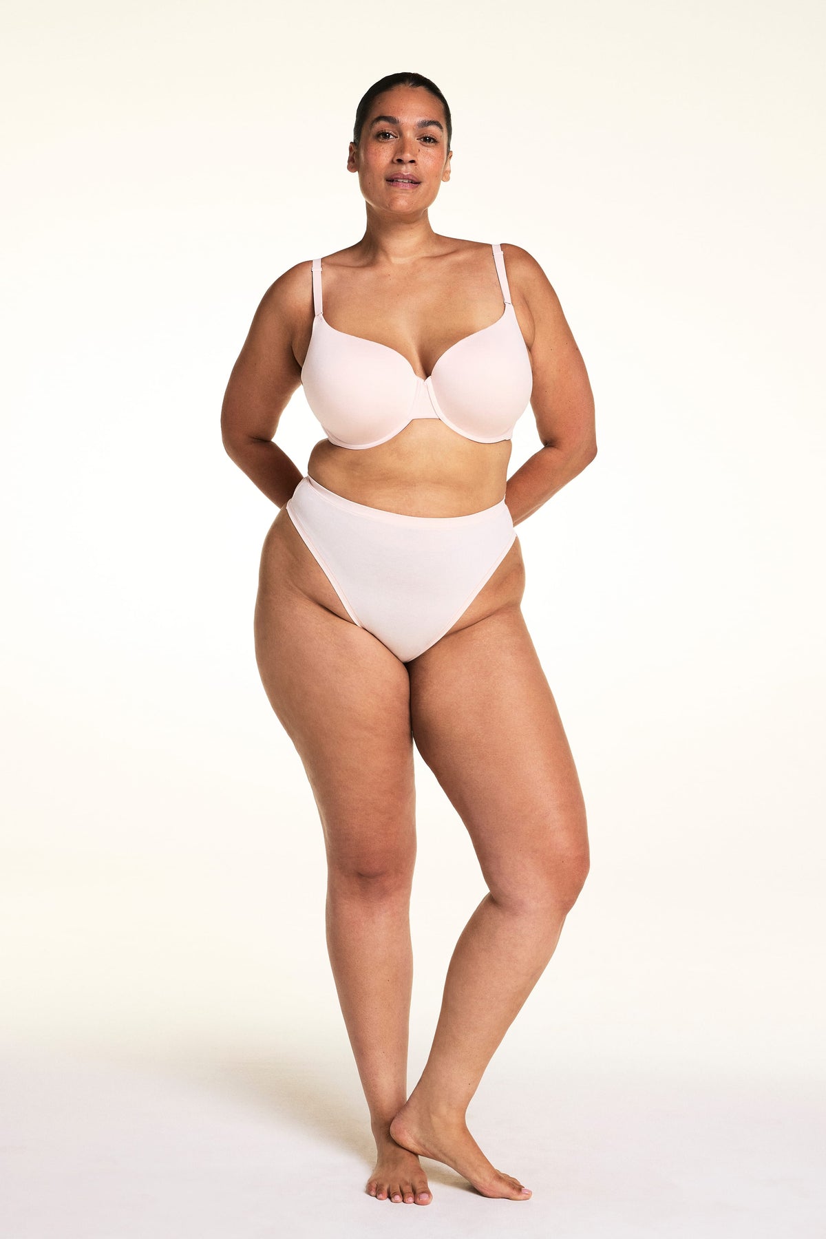 Cloud Cotton Highwaist Thong - Dogwood