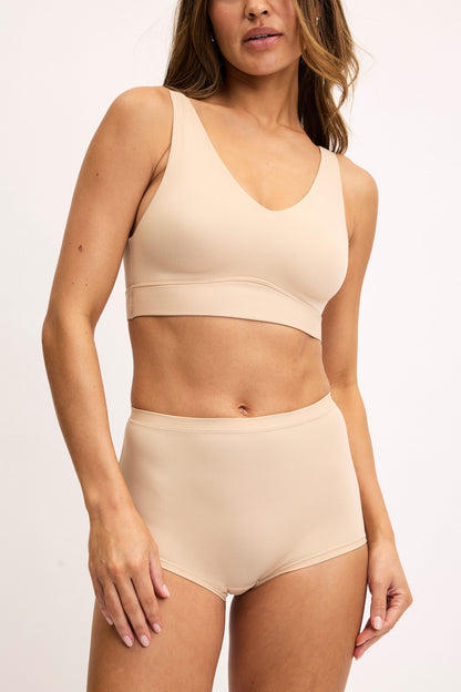 Bliss Boyshort - Beige