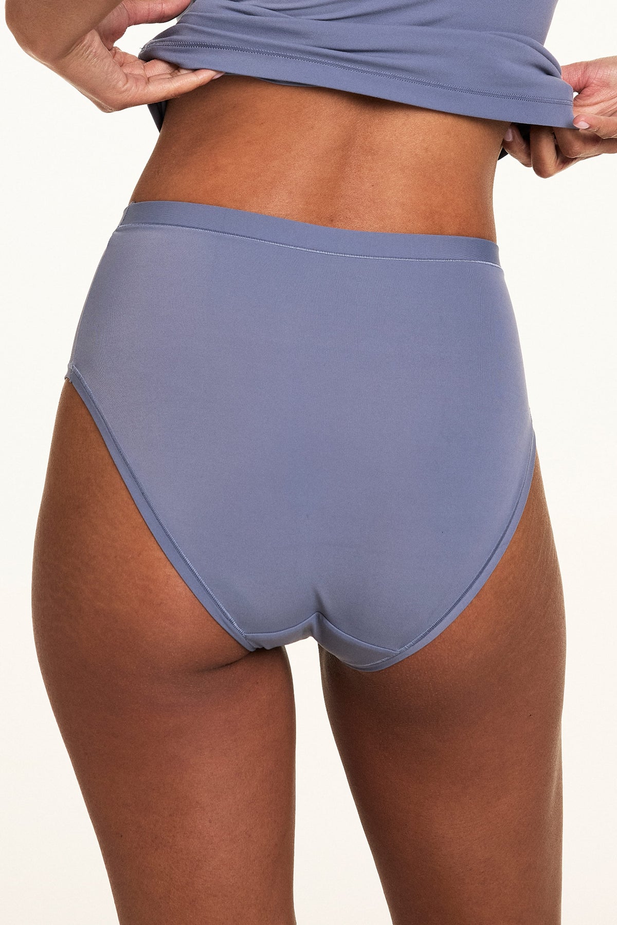Bliss Highwaist Brief - Steel