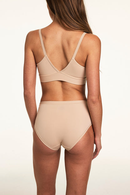 Bliss Highwaist Brief - Beige