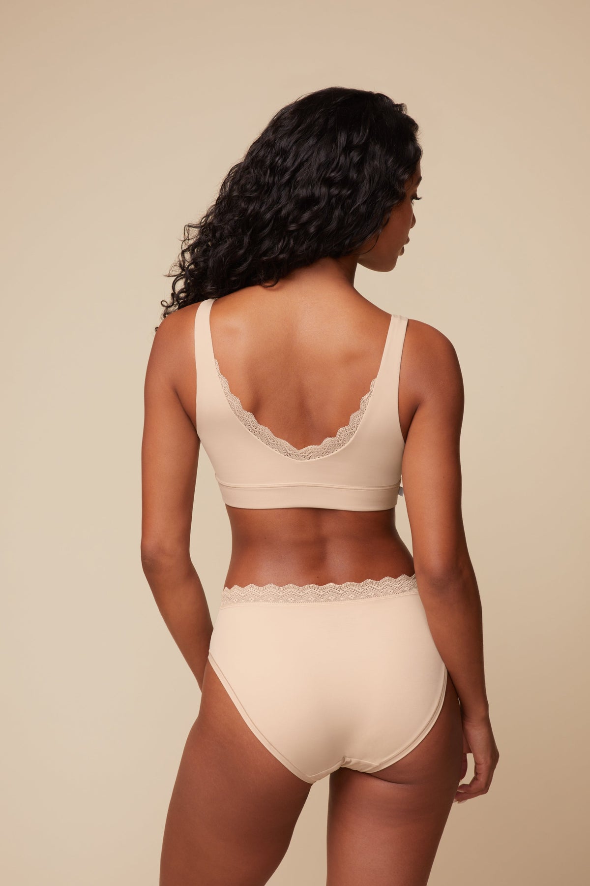 Bliss Lace Bralette - Beige