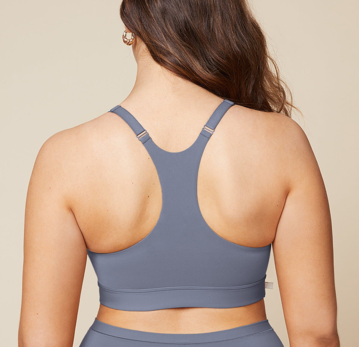 Bliss Racerback Bralette - Steel
