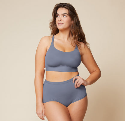 Bliss Racerback Bralette - Steel