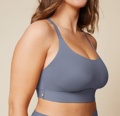 Bliss Racerback Bralette - Steel