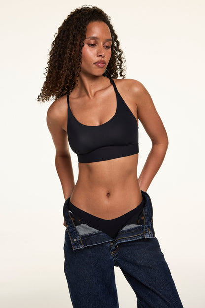 Bliss Racerback Bralette - Black