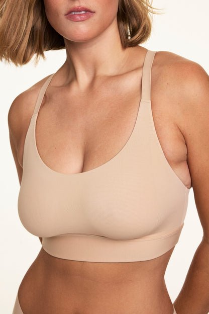 Bliss Racerback Bralette - Beige