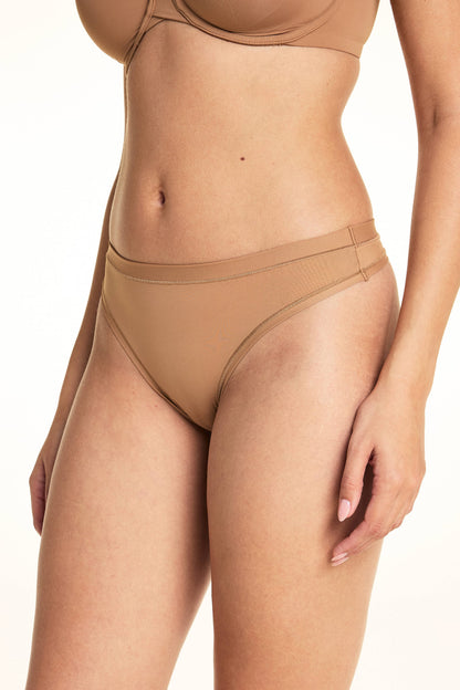 Bliss Thong - Tan