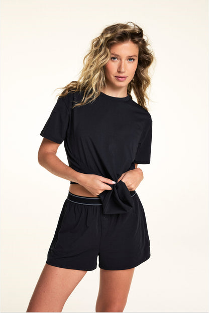 Cloud Cotton Shorts - Black