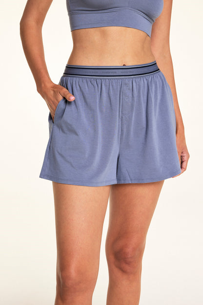 Cloud Cotton Shorts - Slate