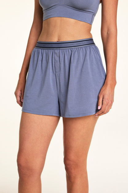 Cloud Cotton Shorts - Slate