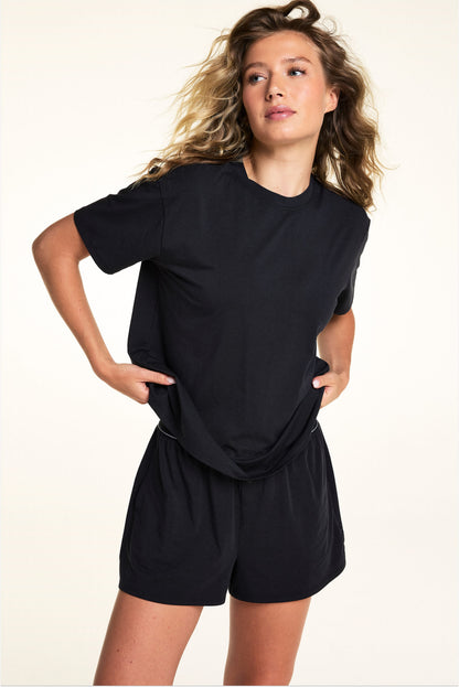 Cloud Cotton T-Shirt - Black