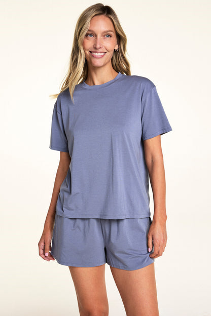 Cloud Cotton Shorts - Slate