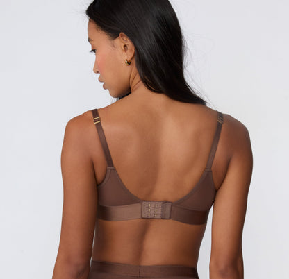 ComfortMesh™ Plunge Bra - Cashmere