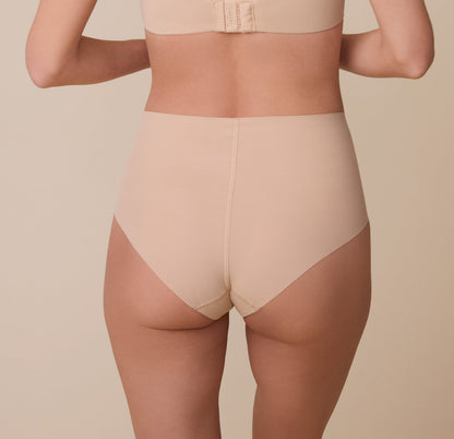 No-Show Highwaist Brief - Beige