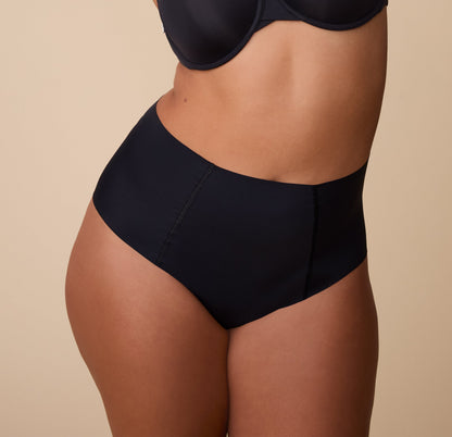 No-Show Highwaist Brief - Black
