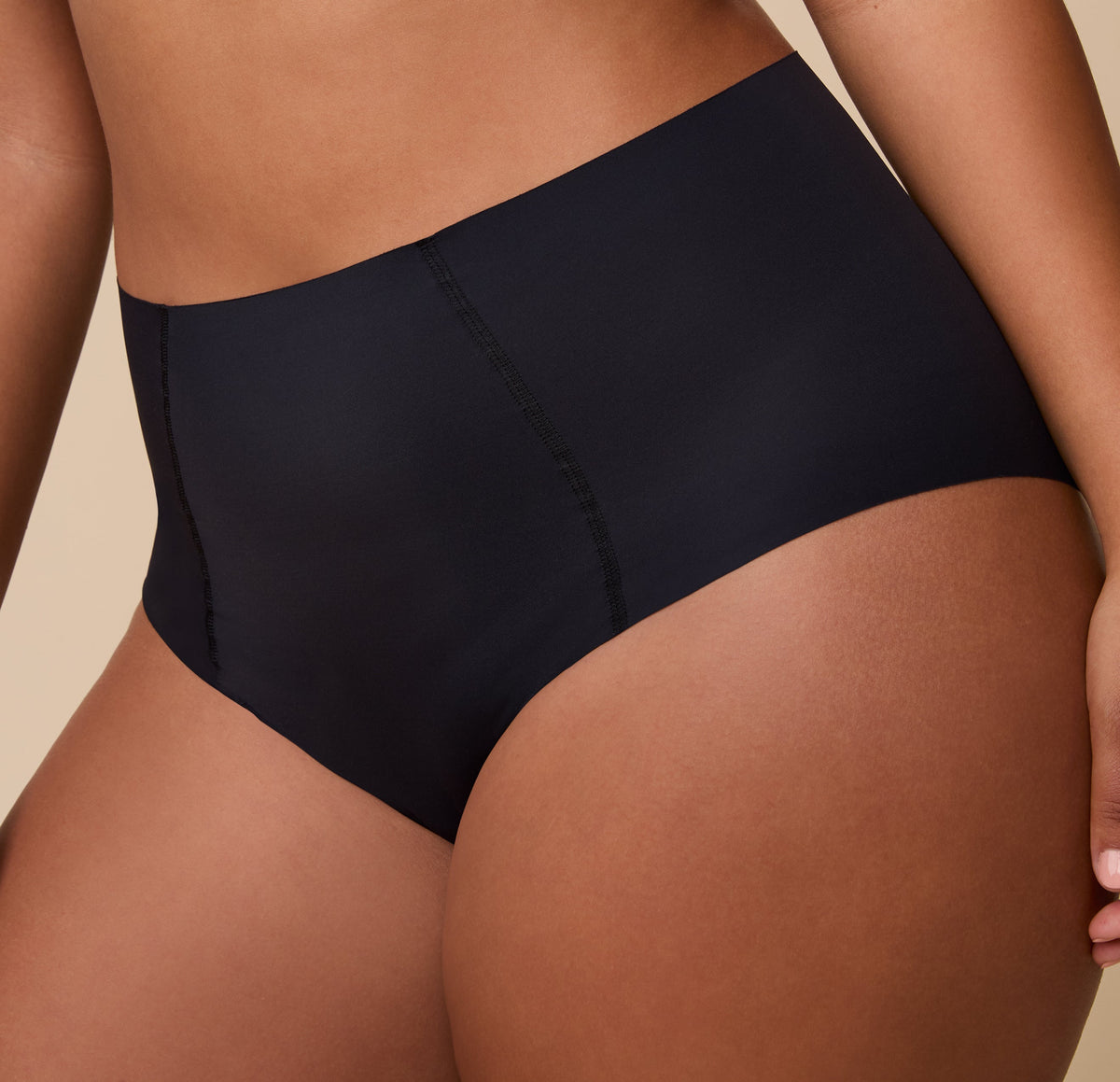 No-Show Highwaist Brief - Black