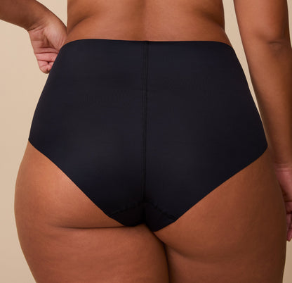 No-Show Highwaist Brief - Black