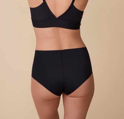 No-Show Highwaist Brief - Black