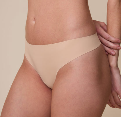 No-Show Thong - Beige